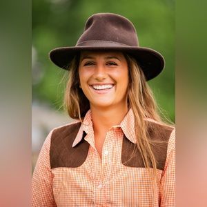 PIPER ORANGE GINGHAM SHOOTING SHIRT
$188.00 size 0